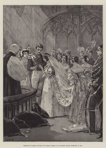 Ślub królowej Wiktorii i księcia Alberta w Pałacu św. Jakuba, 10 lutego 1840 r autorstwa William Heysham Overend