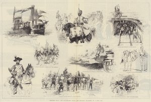 Szkice z Ilustrowanego Magazynu Marynarki Wojennej i Wojska, nr 1, lipiec 1884 r. autorstwa William Heysham Overend