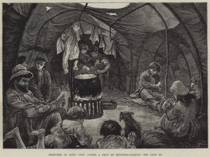 Szkice z życia Cyganów, w namiocie na Mitcham-Common autorstwa William Heysham Overend