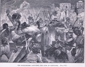 Górale zdobywający Cawnpore 1857 AD