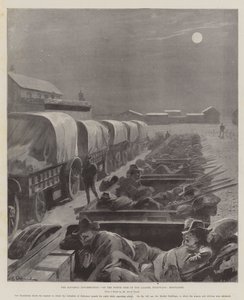 Powstanie Matabele, po północnej stronie Laager, Bulawayo, Moonlight