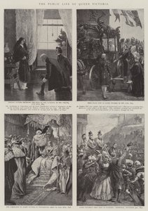 Życie publiczne królowej Wiktorii autorstwa William Heysham Overend