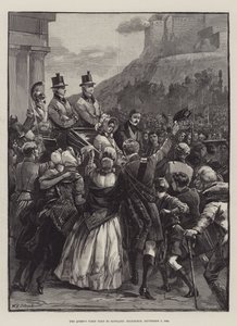 Pierwsza wizyta królowej w Szkocji, Edynburg, 3 września 1842 r.