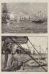 Jubileuszowy przegląd marynarki królowej w Spithead
