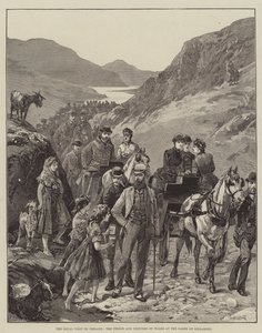 Królewska wizyta w Irlandii, księciu i księżnej Walii nad jeziorami Killarney