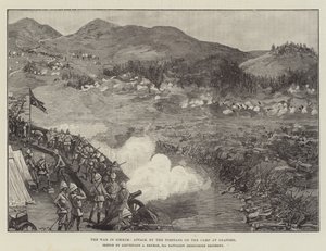 Wojna w Sikkimie, Atak Tybetańczyków na obóz w Gnatong autorstwa William Heysham Overend