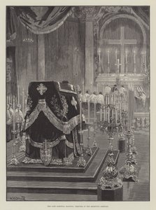 Zmarły Kardynał Manning, Requiem w Oratorium Brompton
