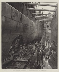 Eksperymenty torpedowe w Portsmouth, uszkodzenia lewego boku oporu HMS
