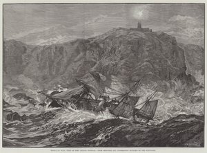 Wrak HMS Wasp na Tory Island, Donegal autorstwa William Heysham Overend