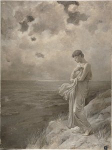 Sonnet: „Kiedy boję się, że przestanę być”, 1887 autorstwa William Hicok Low