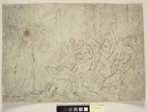 Chrystus uzdrawiający chorego człowieka, czyli Wskrzeszenie Łazarza