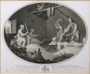 Wspólna metoda ścinania, trzepania i trzeszczenia lnu, tabl. IV „The Linen Manufactory of Ireland”, tabl. IV