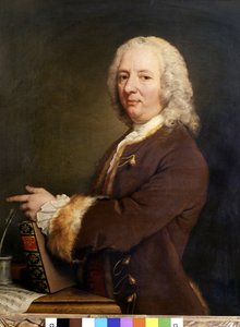 Portret Francesco Saverio Geminiani.Włoski muzyk