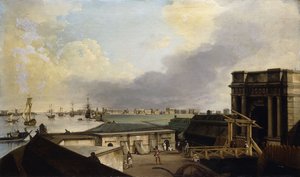 Widok Kalkuty zaczerpnięty z Fort William,