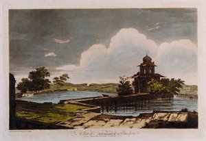 Widok na mauzoleum w Etmadpoor autorstwa William Hodges