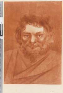 Strona 19a Portret tubylca, 1768-75 (czerwona kreda) autorstwa William Hodges