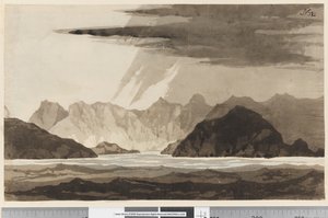 Strona 32a Widok, prawdopodobnie Dusky Bay, Nowa Zelandia autorstwa William Hodges
