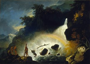 Wodospad w zatoce Dusky, kwiecień 1773 r.