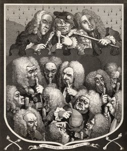 A Consultation of Physicians lub The Company of Undertakers, z „Prac Williama Hogartha”, opublikowanej w 1833 r. (lito) autorstwa William Hogarth