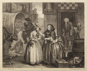 Kariera prostytutki, tablica 1 autorstwa William Hogarth