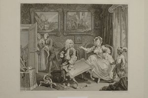 Kariera prostytutki: tablica 2 autorstwa William Hogarth