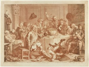 Nowoczesna rozmowa o północy autorstwa William Hogarth