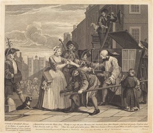 Postęp prowizji: pl.4 autorstwa William Hogarth