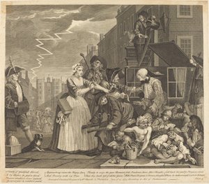 Postęp prowizji: pl.4 autorstwa William Hogarth