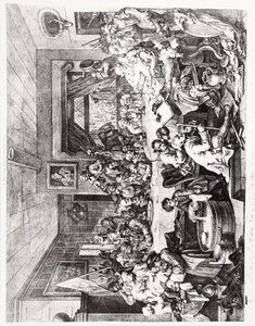 Rozrywka wyborcza, płyta I, 24 lutego autorstwa William Hogarth