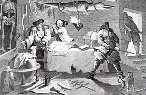 Okkulttinen skenenpoliisti autorstwa William Hogarth