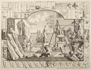 Analiza piękna, plansza 1 autorstwa William Hogarth