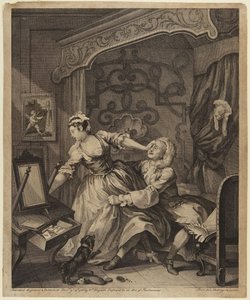 Przedtem autorstwa William Hogarth