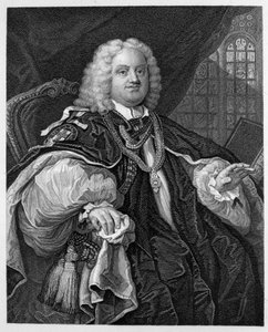 Biskup Hoadly autorstwa William Hogarth
