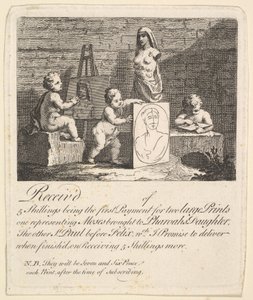 Chłopcy podglądający naturę, 1731-51. autorstwa William Hogarth