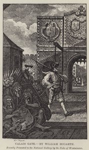 Brama Calais autorstwa William Hogarth