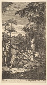 Cassandra, Frontyspis, tom. 2:, 1725. autorstwa William Hogarth