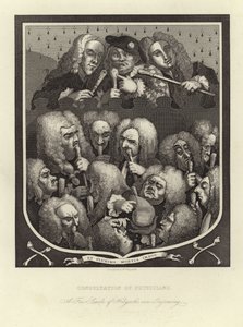Konsultacje z lekarzami autorstwa William Hogarth
