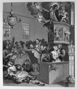 Łatwowierność, przesądy i fanatyzm autorstwa William Hogarth