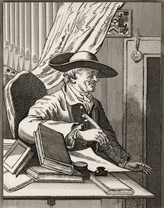 Dr Thomas Morell, z „Dzieła Hogartha”, opublikowane w 1833 r. autorstwa William Hogarth
