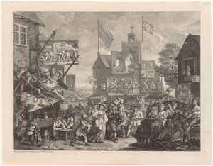 Jarmark w Southwark autorstwa William Hogarth