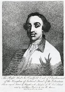 James Caulfield, 1. hrabia Charlemont, grawerowany przez Josepha Haynesa, 1782 autorstwa William Hogarth