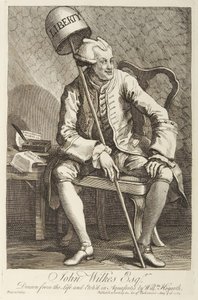 John Wilkes autorstwa William Hogarth