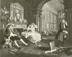 Małżeństwo A La Mode autorstwa William Hogarth