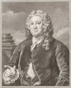 Martin Folkes. 1742 autorstwa William Hogarth