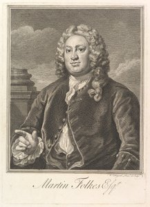 Martin Folkes, 1742. autorstwa William Hogarth
