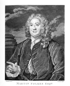 Martin Folkes esq. przez Williama Hogartha autorstwa William Hogarth
