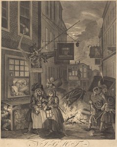 Noc autorstwa William Hogarth
