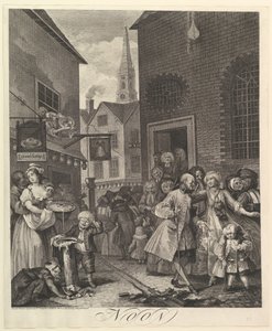 Południe: Cztery pory dnia autorstwa William Hogarth