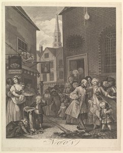 Południe Cztery pory dnia, 25 marca 1738 r. autorstwa William Hogarth