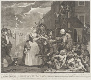 O marności młodej krwi autorstwa William Hogarth